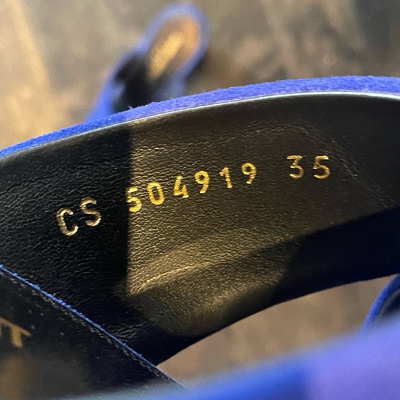 Saint Laurent suede Lou Lou Mules - Picture 5 of 5